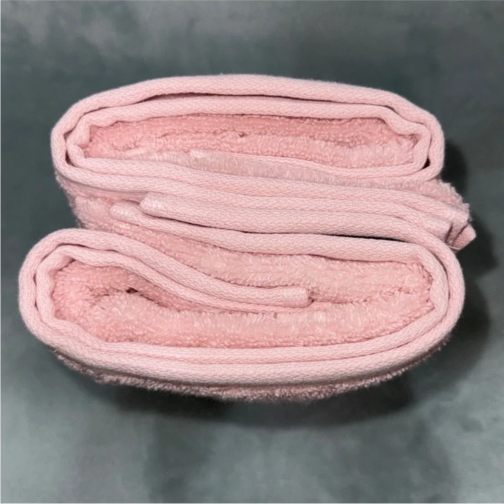kate spade Soft Pink Cotton Hand Towels - Set of 2